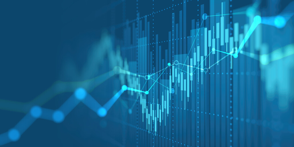 gráficos relacionados a investimentos e mercado financeiro